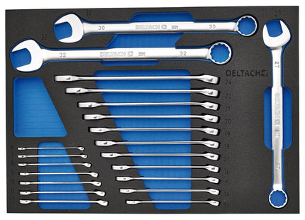 Draper Bunker Open End Spanner Set in EVA Foam Inlay (21 Piece) Draper - Town Tools