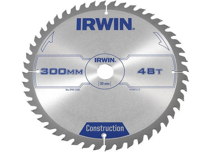 Irwin® General Purpose Table & Mitre Saw Blade 300 x 30mm x 48T ATB IRWIN® - RockBottom Northampton