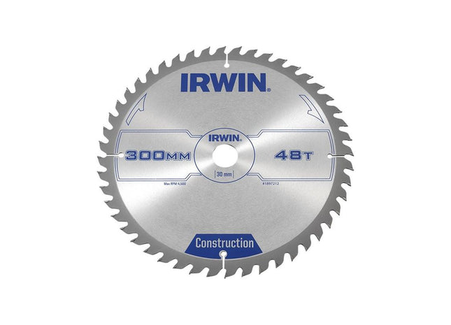 Irwin® General Purpose Table & Mitre Saw Blade 300 x 30mm x 48T ATB IRWIN® - RockBottom Northampton