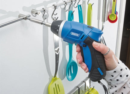 Draper 3.6V Cordless Li-ion Screwdriver Kit 83568 Draper - Town Tools 