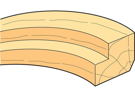 Trend 46/91 x 1/4 TCT 90° Shank Mounted Template Profiler 12.7 x 9.5mm Trend - RockBottom Northampton