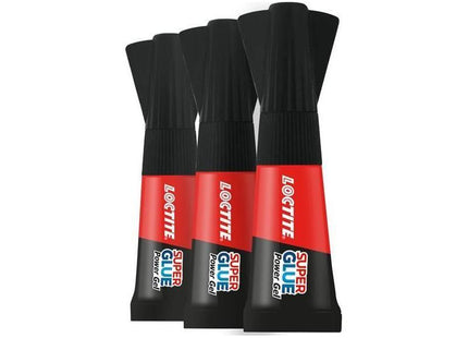 Loctite Super Glue Power Gel Mini Tube Trio 3 x 1g Loctite - RockBottom Northampton