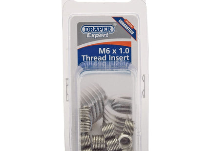 Draper Metric Thread Insert Refill, M6 x 1.0 (Pack of 12) 21708 Draper - Town Tools 