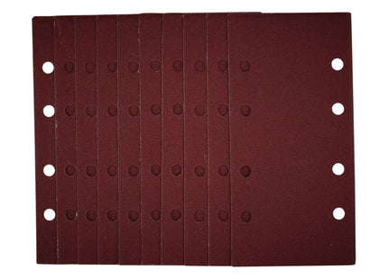 Draper 1/3 Sanding Sheets with Hook and Loop, 93 x 190mm, 120 Grit (Pack of 10) Draper - Town Tools 