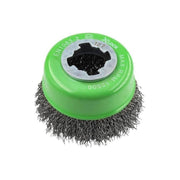 Faithfull X-LOCK Wire Cup Brush 75mm M14x2, 0.30mm Stainless Steel Wire Faithfull - RockBottom Northampton