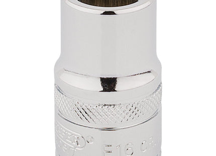 Draper TX-STAR Socket, 1/2" Sq. Dr., E16 34327 Draper - Town Tools 