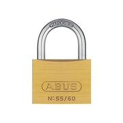 Abus Mechanical 55/60mm Brass Padlock ABUS Mechanical - RockBottom Northampton 