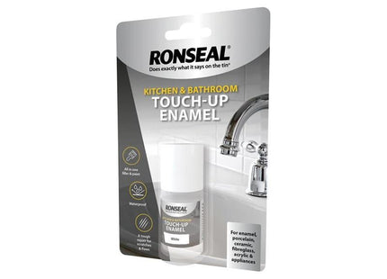 Ronseal Kitchen & Bathroom Touch-Up Enamel 10ml Ronseal - RockBottom Nothampton