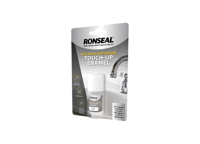 Ronseal Kitchen & Bathroom Touch-Up Enamel 10ml Ronseal - RockBottom Nothampton