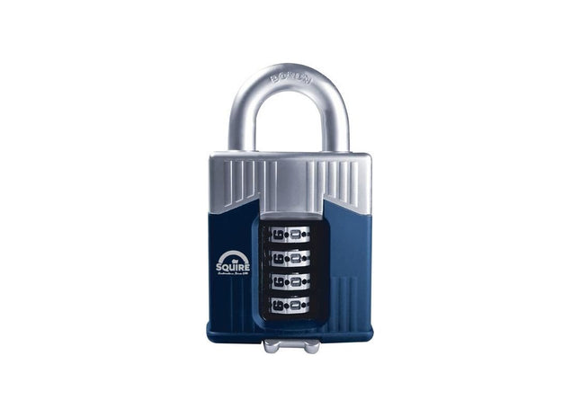 Squire Warrior High-Security Open Shackle Combination Padlock 55mm Squire - RockBottom Nothampton