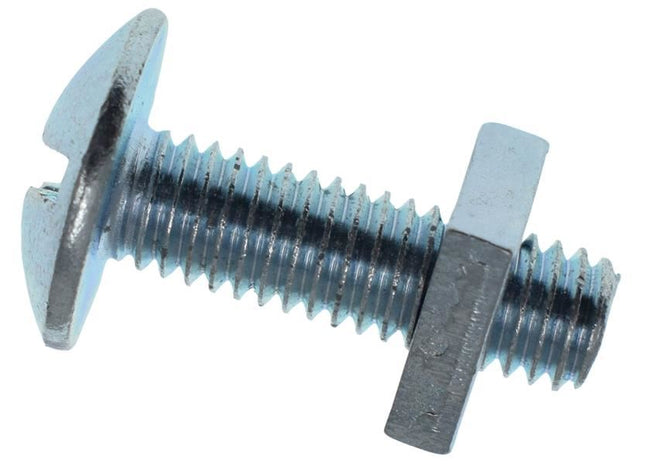 METALMATE Roofing Bolt & Nut ZP M6 x 20mm (Box 50) METALMATE� - RockBottom Northampton