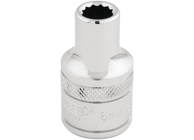 Draper HI-TORQ 12 Point Socket, 1/2" Sq. Dr., 8mm 33038 Draper - Town Tools 