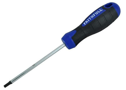Faithfull Screwdriver Star (TORX) Tip TX20 x 100mm Faithfull - RockBottom Northampton