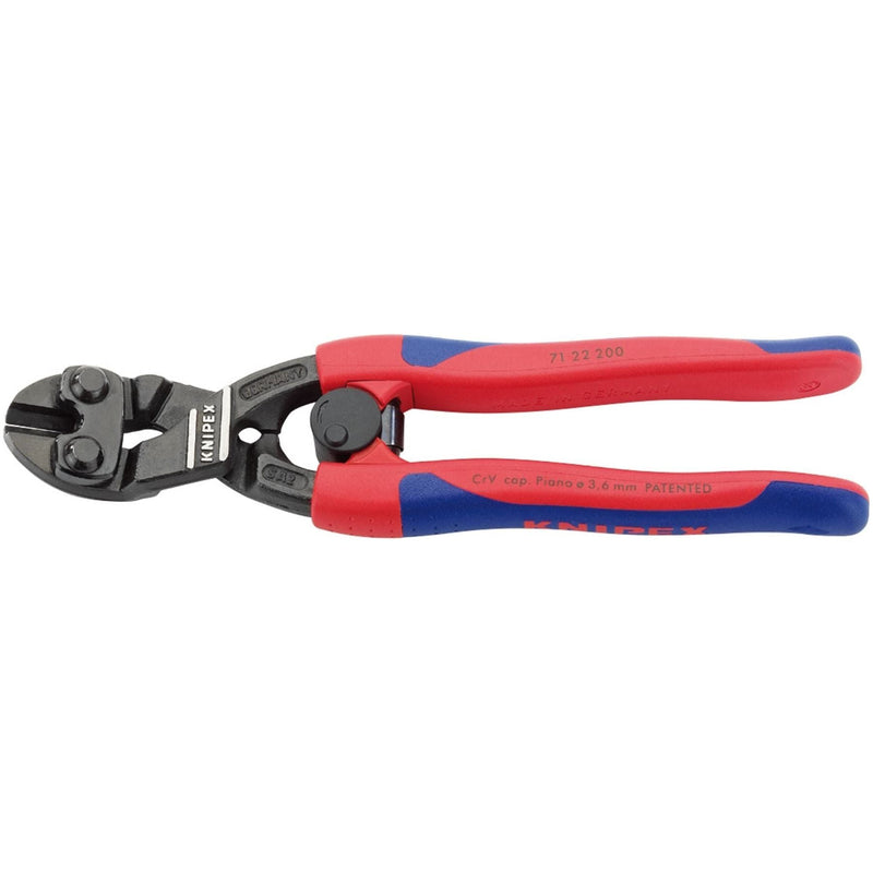 Draper Knipex Cobolt 71 22 200SB Compact 20&deg; Angled Head Bolt Cutters with S Draper - Town Tools 