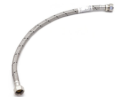FLTC WRAS approved standard bore flexible tap connector 15mm x 1/2" x 500mm long