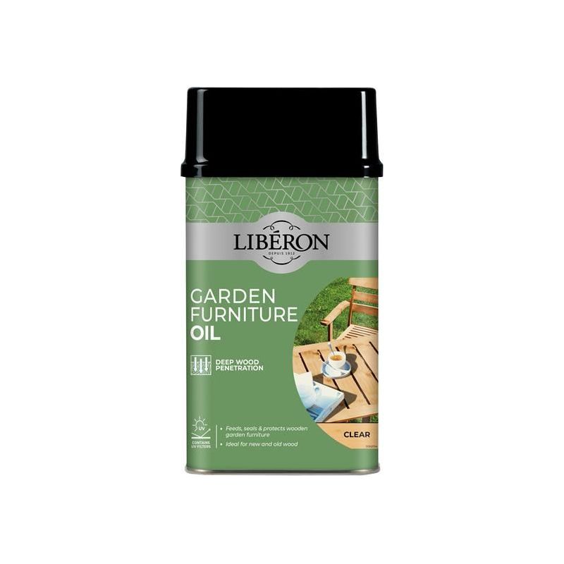 Liberon Garden Furniture Oil Clear 1 litre Liberon - RockBottom Northampton