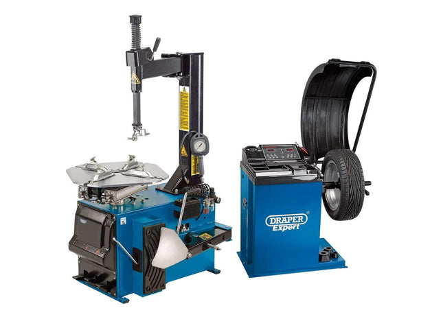 Draper Tyre Changer and Wheel Balancer Kit 16235 Draper - Town Tools 