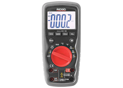 Ridgid DM-100 Micro Digital Multimeter 37423 RIDGID - RockBottom Nothampton