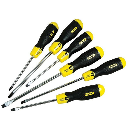 Stanley® Hand Tools Cushion Grip Screwdriver Set, 6 Piece STANLEY® Hand Tools - RockBottom Nothampton