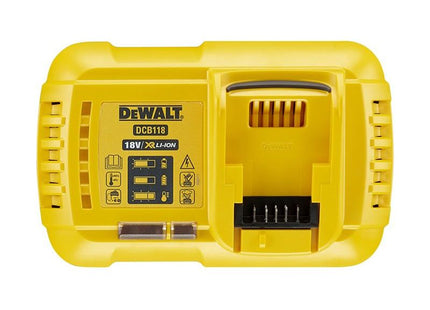 Dewalt Power Tools DCB118 XR FlexVolt Multi-Voltage Fast Charger 18/54V Li-ion DeWALT Power Tools - RockBottom Northampton