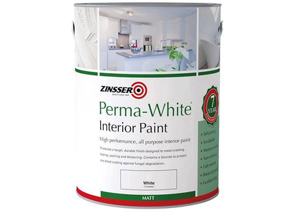 Zinsser Perma-White® Interior Paint Matt 1 litre Zinsser - RockBottom Northampton