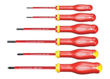 Facom Protwist® VDE Screwdriver Set, 6 Piece Facom - RockBottom Northampton