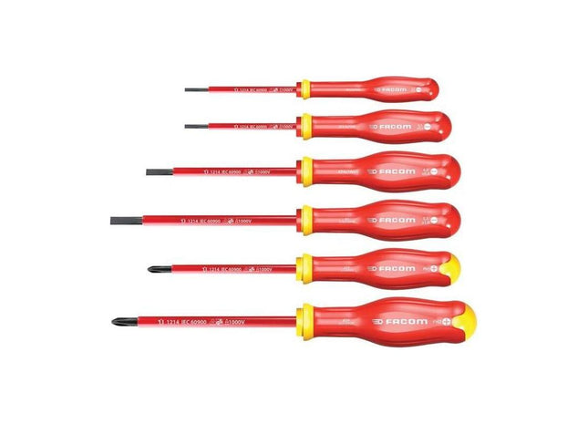 Facom Protwist® VDE Screwdriver Set, 6 Piece Facom - RockBottom Northampton