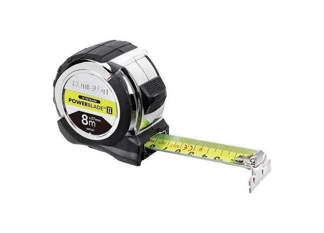 Komelon PowerBlade™ II Pocket Tape 8m (Width 27mm) (Metric only) Komelon - RockBottom Northampton