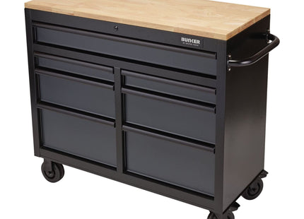 Draper BUNKER Workbench Roller Tool Cabinet, 7 Drawer, 41", Grey 08216 Draper - Town Tools 