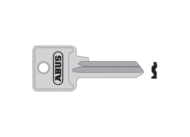 Abus Mechanical 85/40 40mm L Key Blank ABUS Mechanical - RockBottom Northampton 