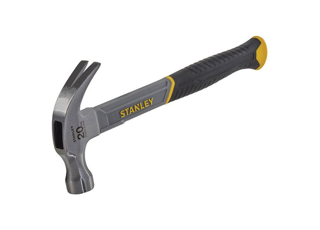 Stanley® Hand Tools Curved Claw Hammer Fibreglass Shaft 570g (20oz) STANLEY® Hand Tools - RockBottom Nothampton
