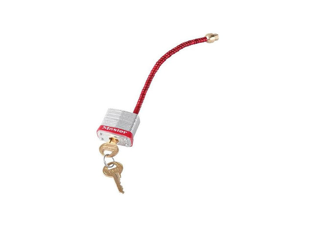 Master Lock Lockout Padlock with Flexible Braided Steel Cable Shackle Master Lock - RockBottom Northampton