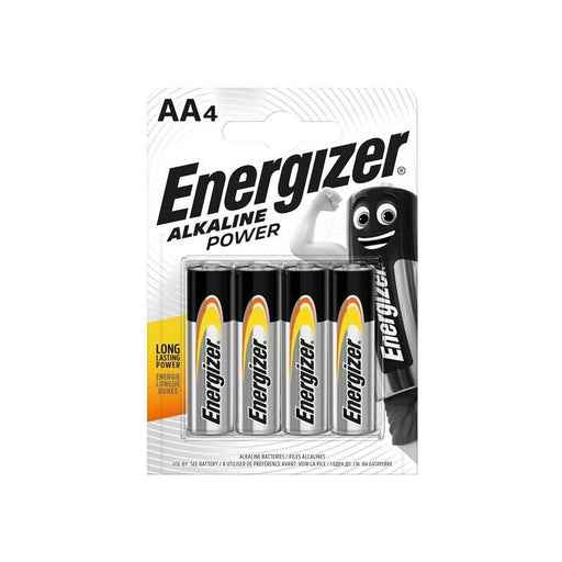 Energizer® AA Cell Alkaline Power Batteries (Pack 4) Energizer® - RockBottom Northamptin