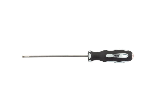 Draper Plain Slot Soft Grip Parallel Tip Screwdriver, 3 x 100mm 34972 Draper - Town Tools 