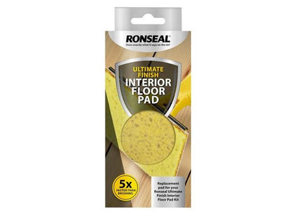 Ronseal Ultimate Finish Interior Floor Pad Refill Kit Ronseal - RockBottom Nothampton
