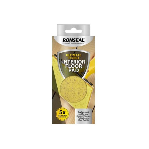 Ronseal Ultimate Finish Interior Floor Pad Refill Kit Ronseal - RockBottom Nothampton