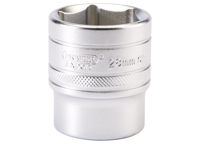 Draper 6 Point Metric Socket, 1/2" Sq. Dr., 28mm 16619 Draper - Town Tools 