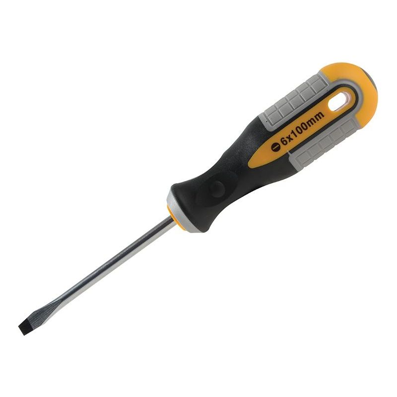 Roughneck Screwdriver Flared Tip 6.0 x 100mm Roughneck - RockBottom Nothampton