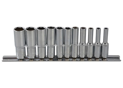 Bluespot Tools 1/4in Drive Deep Socket Set, 11 Piece BlueSpot Tools - RockBottom Northampton