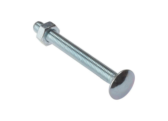 Forgefix Carriage Bolt & Nut ZP M10 x 200mm Bag 10 ForgeFix - RockBottom Northampton