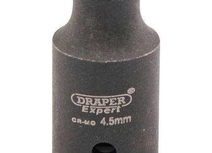 Draper Expert HI-TORQ 6 Point Impact Socket, 1/4" Sq. Dr., 4.5mm Draper - Town Tools 