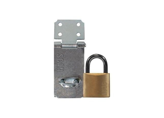 Scan Hasp and Staple 64mm + 40mm Padlock Scan - RockBottom Nothampton