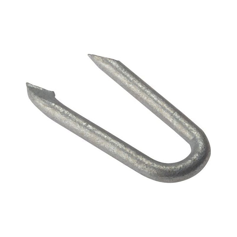 Forgefix Netting Staple Galvanised 20mm Bag Weight 250g ForgeFix - RockBottom Northampton
