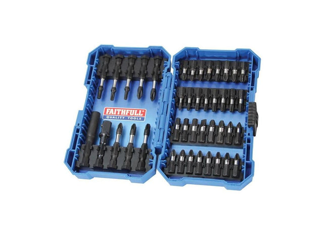 Faithfull Impact Screwdriver Bit Set, 42 Piece Faithfull - RockBottom Northampton