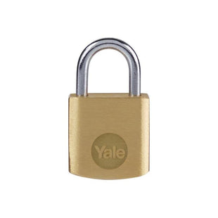 Yale Locks Brass Padlock 20mm Yale Locks - RockBottom Northampton