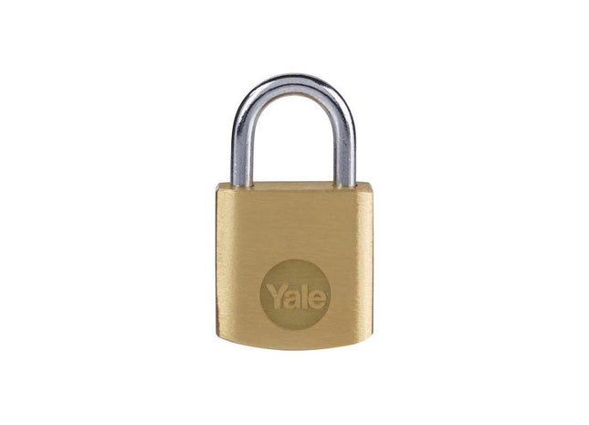 Yale Locks Brass Padlock 20mm Yale Locks - RockBottom Northampton