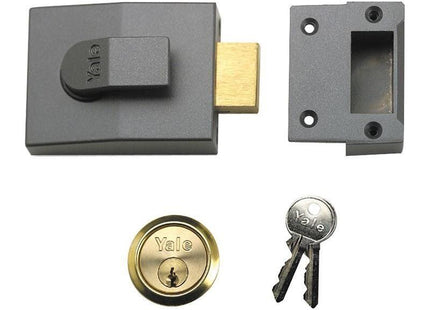 Yale Locks 82 Deadbolt Nightlatch 60mm Backset DMG Finish Box Yale Locks - RockBottom Northampton