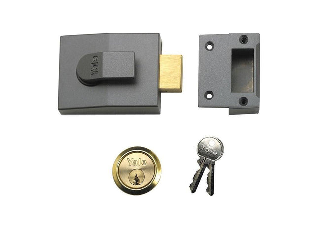Yale Locks 82 Deadbolt Nightlatch 60mm Backset DMG Finish Box Yale Locks - RockBottom Northampton