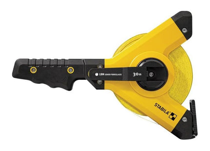 Stabila LBM 1000 Open Fibreglass Tape 30m (Width 13mm) (Metric only) Stabila - RockBottom Nothampton