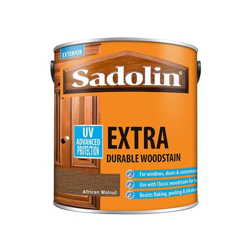 Sadolin Extra Durable Woodstain African Walnut 2.5 litre Sadolin - RockBottom Nothampton